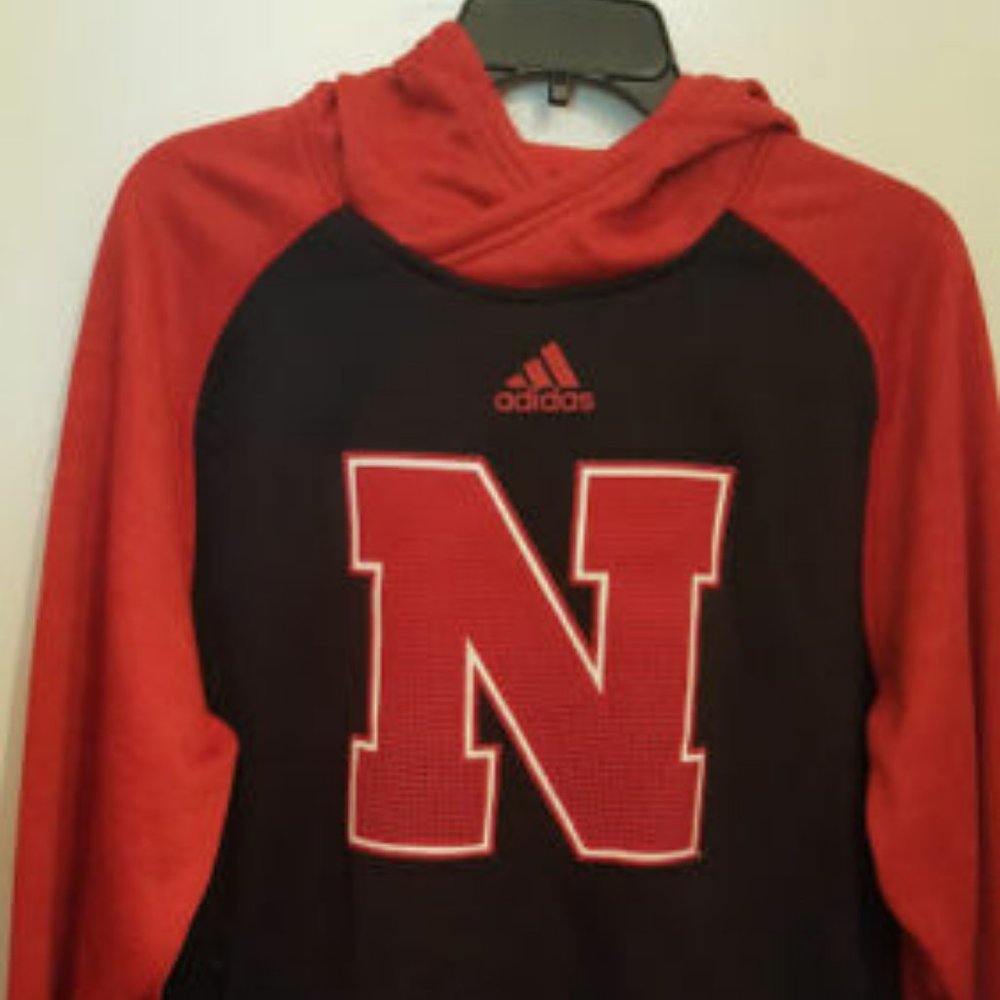 ADIDAS CLIMAWORM MEN'S HOODIE "N" COLLEGIATE PRODUCTS STYLE #484FA MEDIUM,NWT